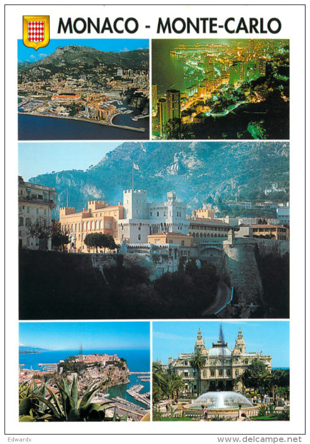 Multiview, Monaco Postcard Posted 2010 Stamp - Sonstige & Ohne Zuordnung