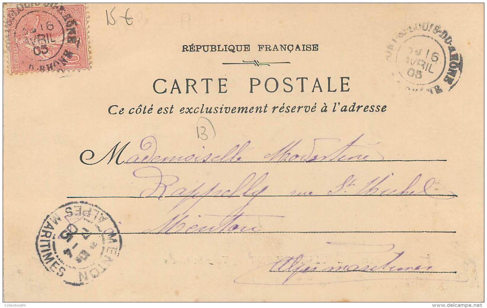 CPA FRANCE 13 " Port St Louis Du Rhône, Tour St Louis" - Other & Unclassified