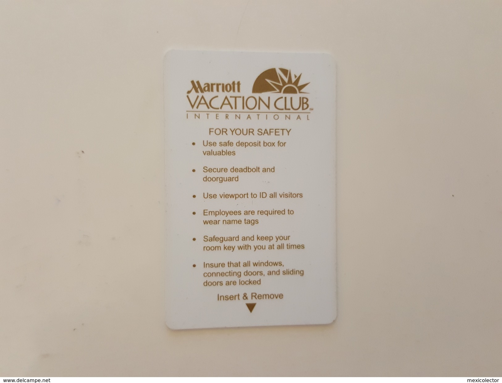 USA - MARRIOTT VACATION CLUB - HOTEL ROOM KEY - - Hotel Keycards