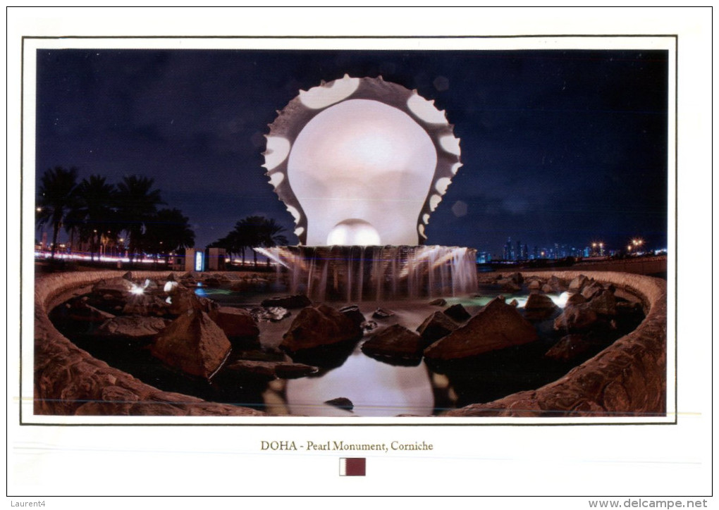 (219) Qatar - Doha Pearl Monument - Qatar