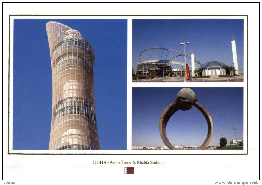 (219) Qatar - Doha Tower And Stadium - Qatar