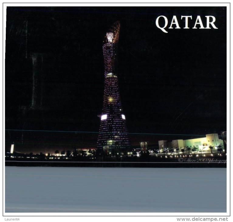(219) Qatar - Doha Aspire Tower At Night - Qatar