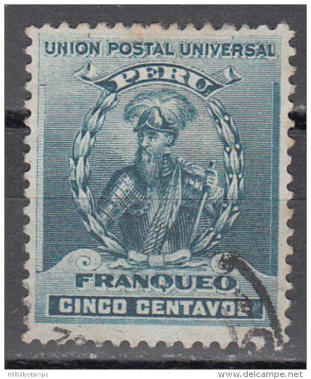 PERU   SCOTT NO  145   USED   YEAR  1896 - Peru