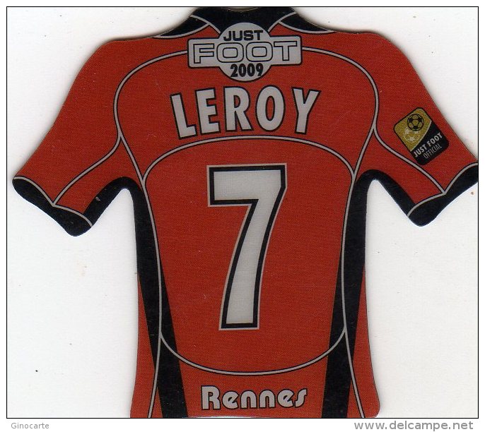 Magnet Magnets Maillot De Football Pitch Rennes Leroy 2009 - Sport