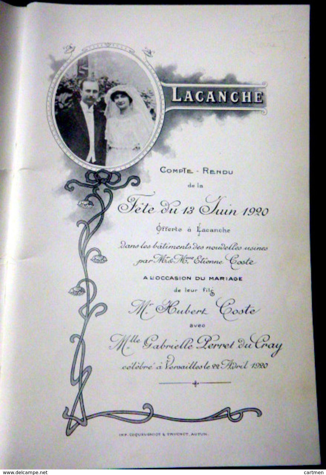 21 LACANCHE USINES DE FONDERIE  PLAQUETTE MONOGRAPHIE ET HISTOIRE DE LA SOCIETE - Boeken & Catalogi