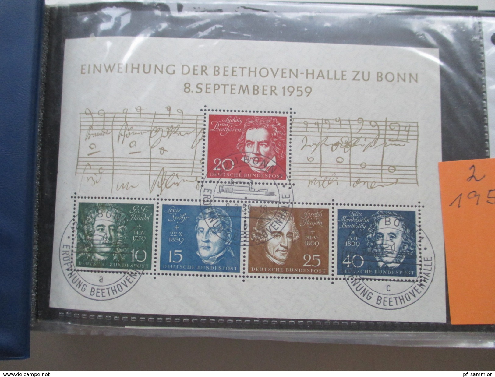 Bund Blocklager 1959 - 1995 Ab Block 2 ** / O Mit 2x Block 2 ** / 1x O + 34x Block 3 ** Sehr Hoher Katalogwert!!!! - Verzamelingen (in Albums)