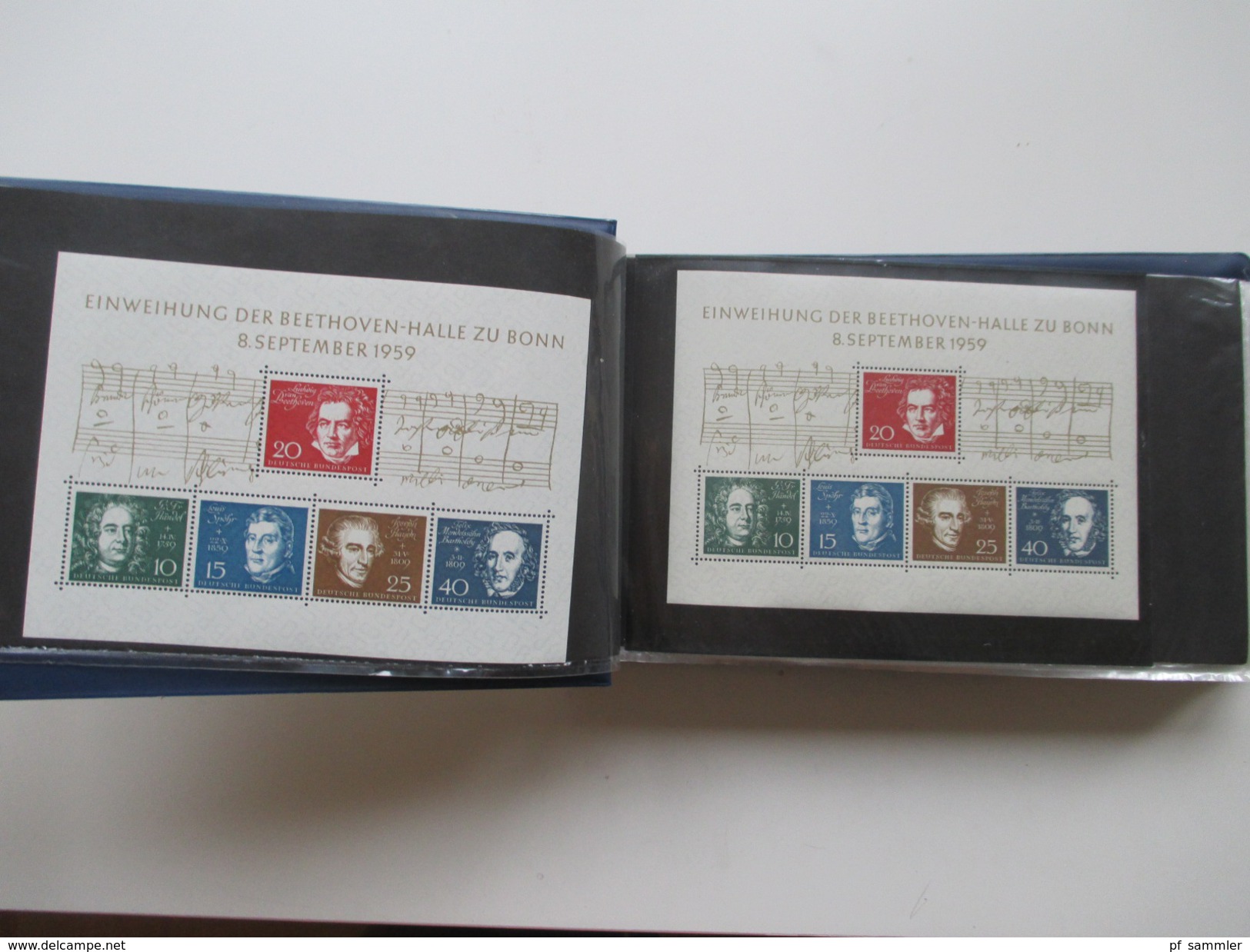 Bund Blocklager 1959 - 1995 Ab Block 2 ** / O Mit 2x Block 2 ** / 1x O + 34x Block 3 ** Sehr Hoher Katalogwert!!!! - Sammlungen (im Alben)