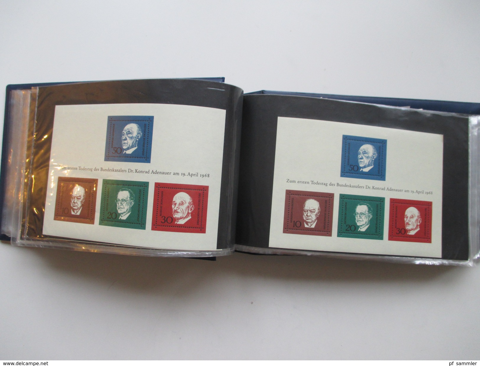 Bund Blocklager 1959 - 1995 ab Block 2 ** / o mit 2x Block 2 ** / 1x o + 34x Block 3 ** Sehr hoher Katalogwert!!!!