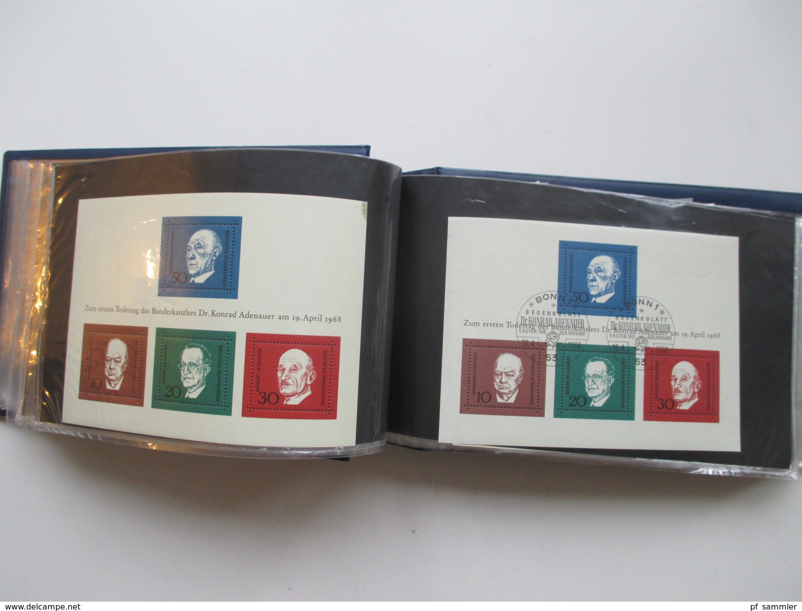 Bund Blocklager 1959 - 1995 ab Block 2 ** / o mit 2x Block 2 ** / 1x o + 34x Block 3 ** Sehr hoher Katalogwert!!!!