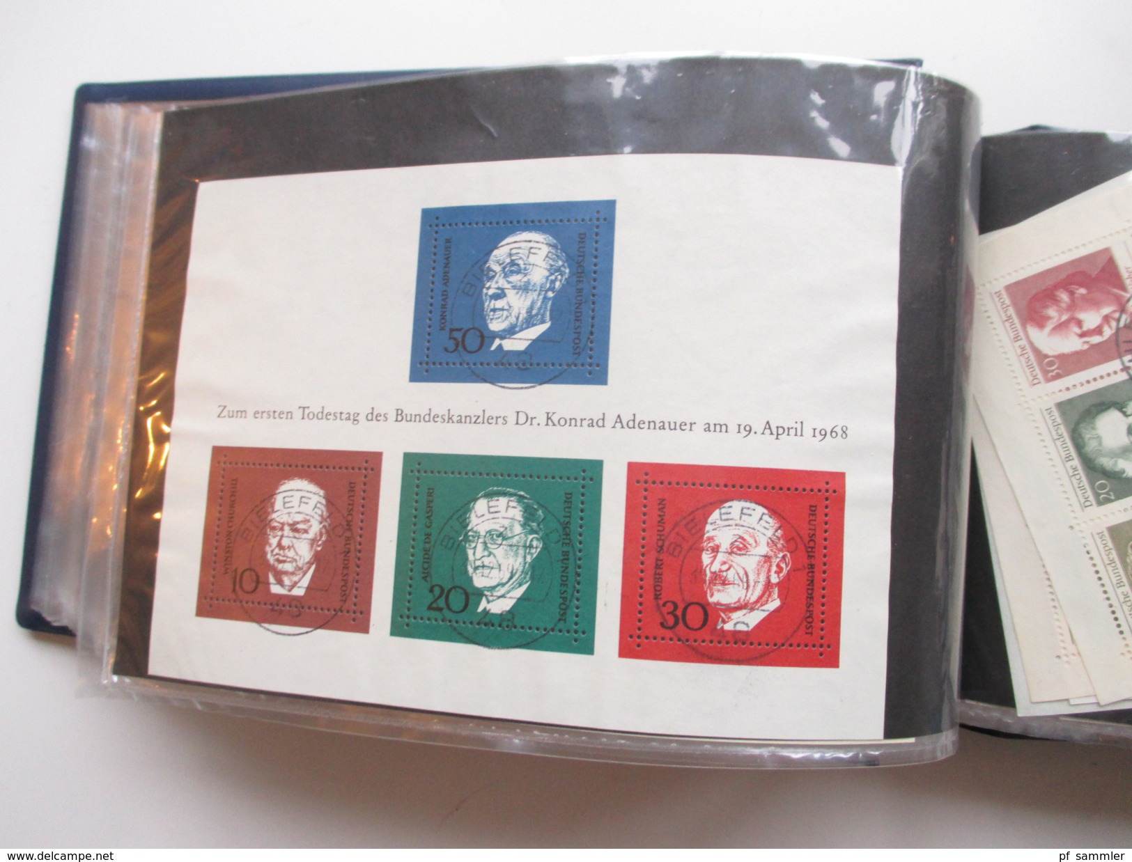 Bund Blocklager 1959 - 1995 ab Block 2 ** / o mit 2x Block 2 ** / 1x o + 34x Block 3 ** Sehr hoher Katalogwert!!!!