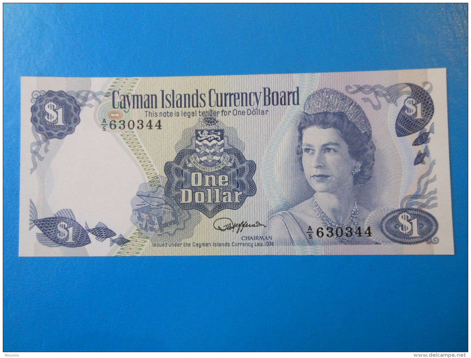 Cayman Islands Iles Cayman 1 Dollar 1974 P5b UNC - Autres - Amérique