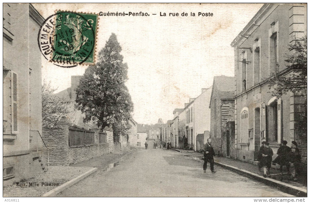 GUEMENE PENFAO LA RUE DE LA POSTE - Guémené-Penfao