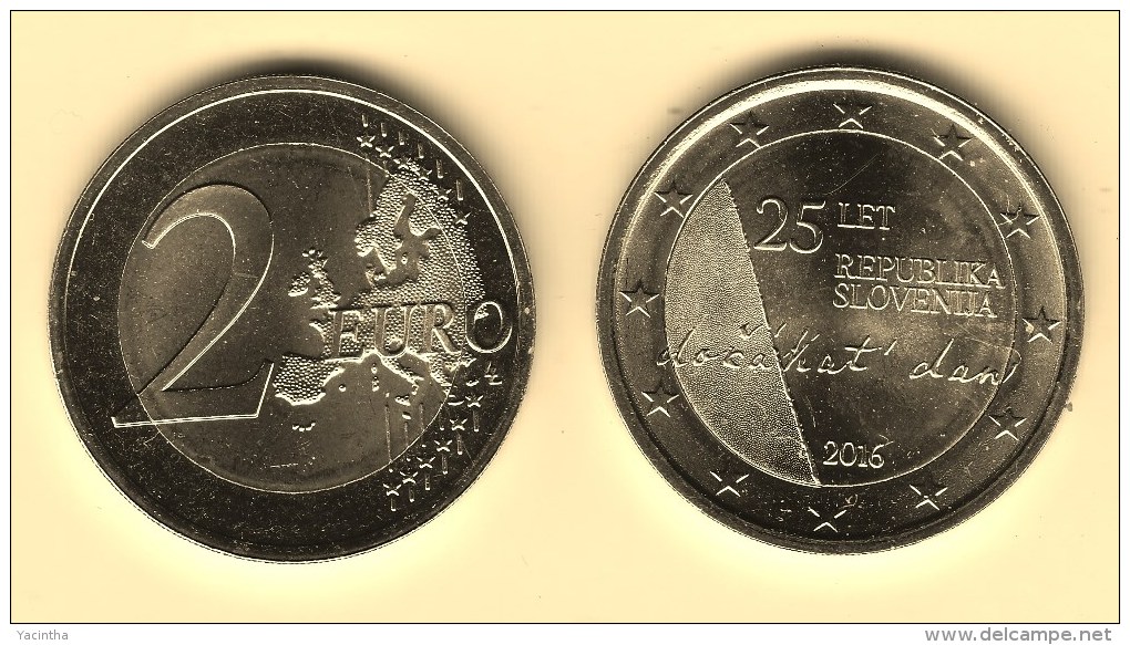 @Y@  Slovenië    2 Euro Commemorative    2016   UNC - Slovenië