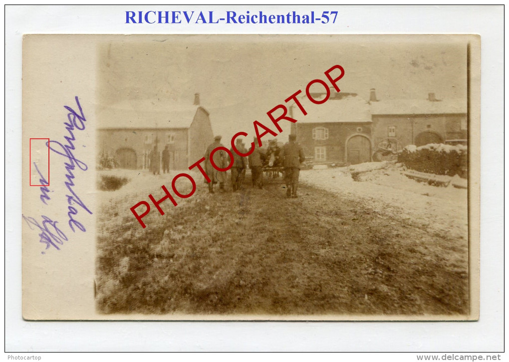 RICHEVAL-Reichenthal-CARTE PHOTO Allemande-Guerre 14-18-1 WK-FRANCE-57-Feldpost- - Autres & Non Classés