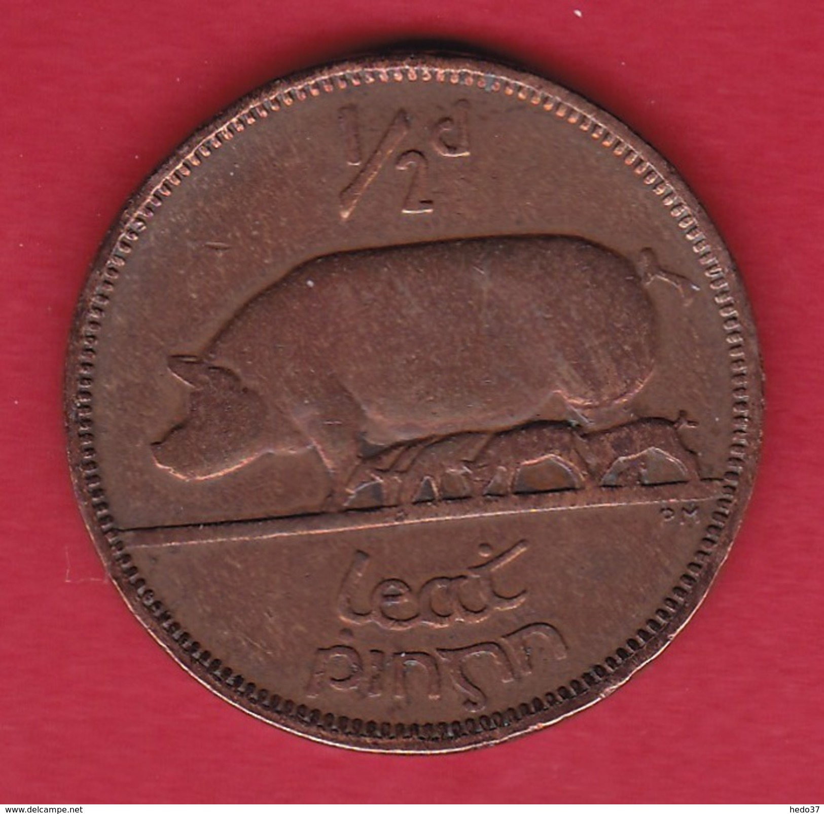 Irlande - 1/2 Penny 1933 - Irlande