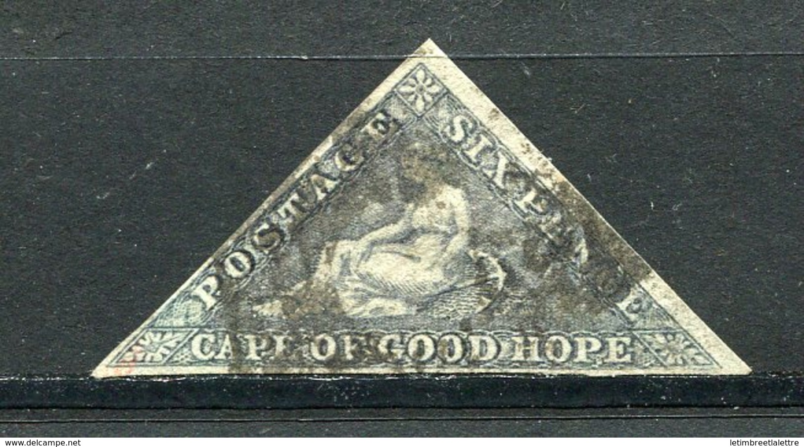 Cap De Bonne Espérance - N° 5b - Oblitéré - Gris / Azure - Kaap De Goede Hoop (1853-1904)