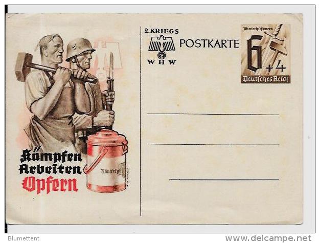 CPSM Allemagne Germany Guerre 39 45 Non Circulé WW2 Entier Postal - Sonstige & Ohne Zuordnung
