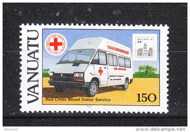 Vanuatu   -   1994. Croce Rossa. Autolettiga. Red Cross Ambulance. MNH - Croce Rossa