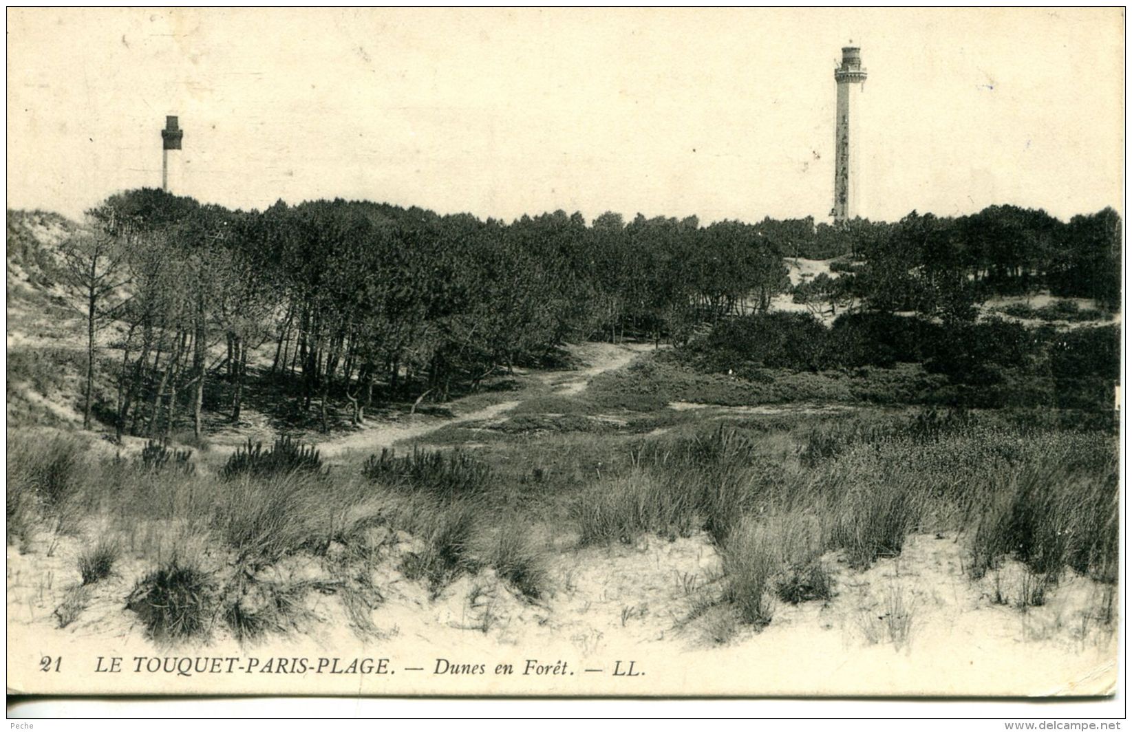 N°51701 -cpa Le Touquet Paris Plage- Dunes En Forêt- - Le Touquet