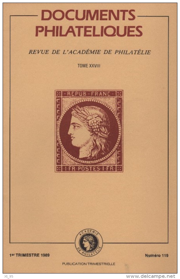 Documents Philateliques - Numero 119 - Voir Sommaire - Autres & Non Classés