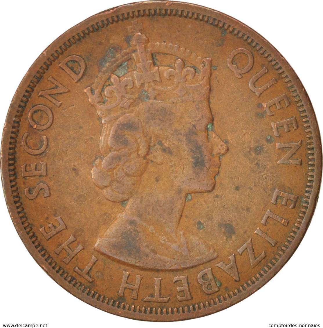 Monnaie, Etats Des Caraibes Orientales, Elizabeth II, 2 Cents, 1965, TTB - East Caribbean States