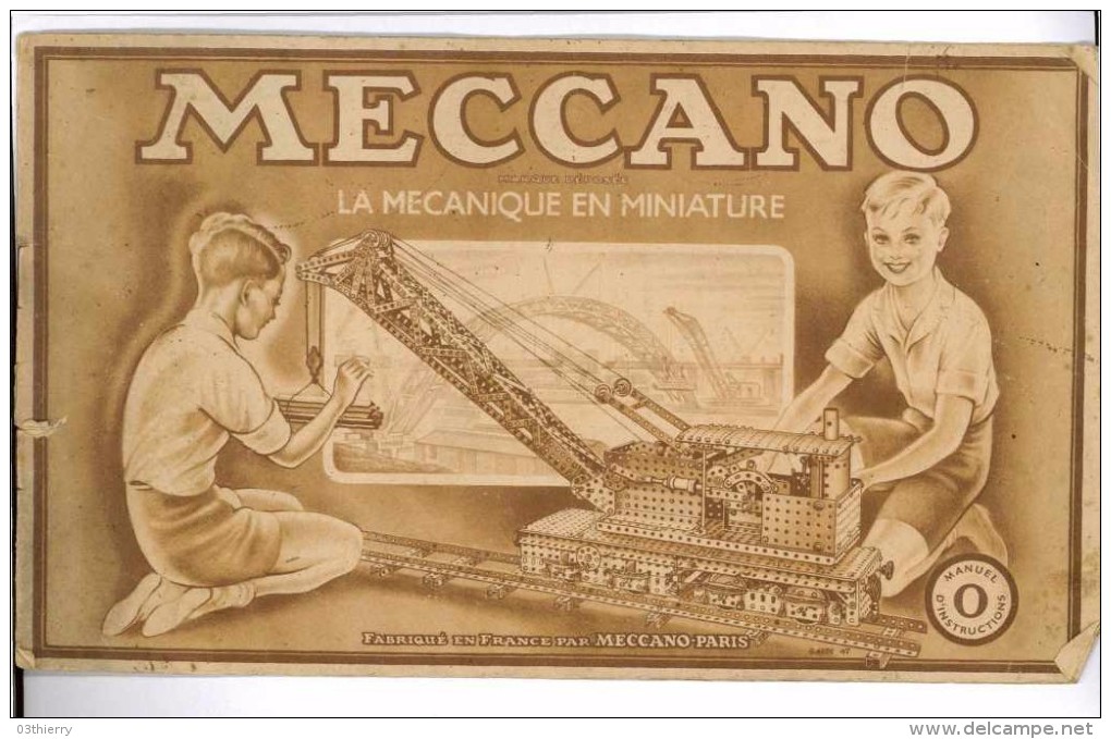 CATALOGUE MECCANO N°0  ETAT MOYEN 8 Pages - 1901-1940