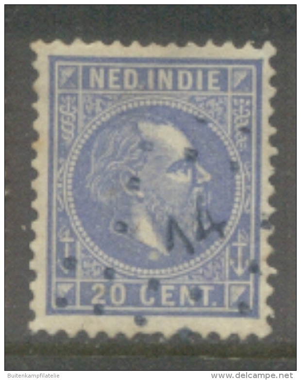 Nvph 12 Met Puntstempel 14 - Nederlands-Indië