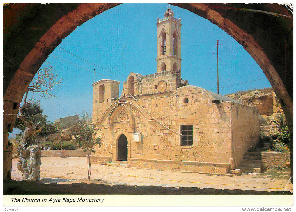 Ayia Napa, Cyprus Postcard Posted 1985 Stamp - Cyprus