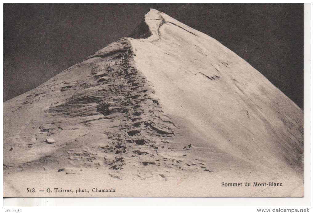 CPA - SOMMET DU MONT BLANC - 518 - G. TAIRRAZ - T. B. E - Chamonix-Mont-Blanc