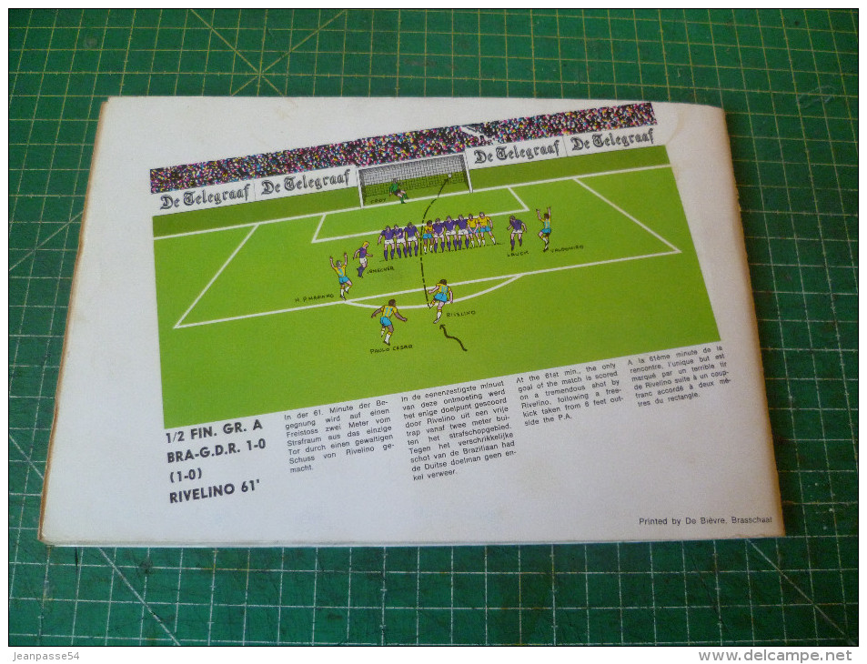 Football. Coupe du monde 1974. Description des 97 goals