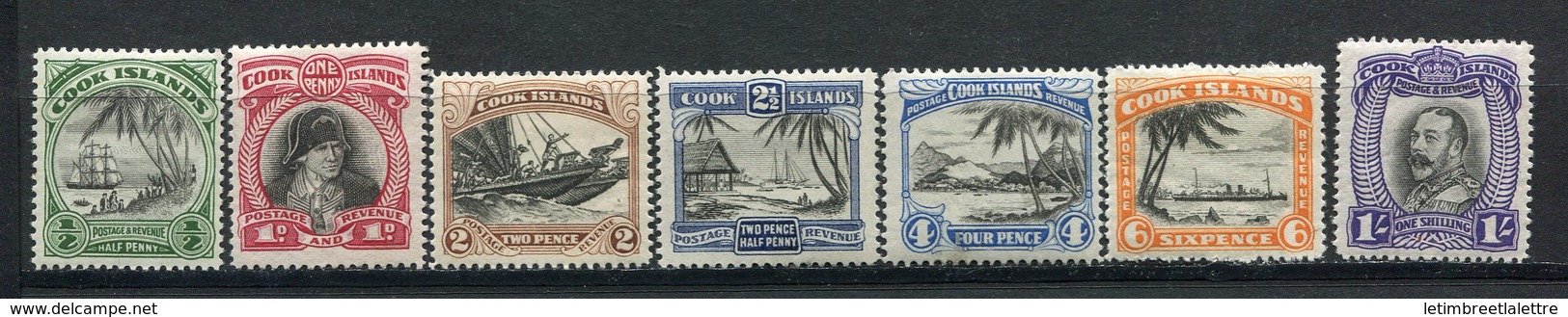 Cook - N° 31 à 37 * - Neuf Avec Charnière - Cook Islands