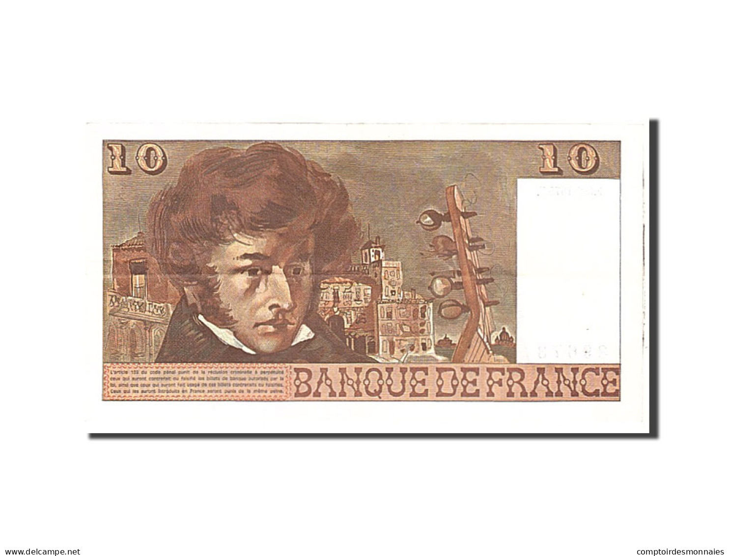 Billet, France, 10 Francs, 1975, 1975-02-06, SUP, Fayette:63.8, KM:150b - 10 F 1972-1978 ''Berlioz''