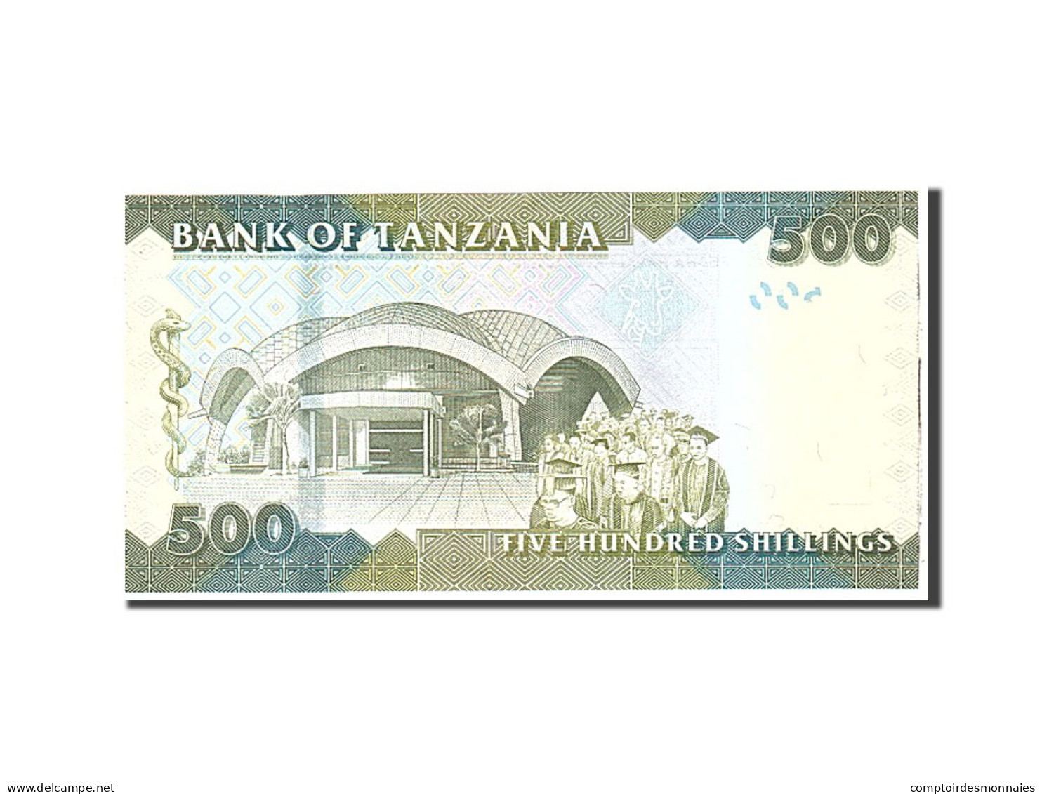 Billet, Tanzania, 500 Shilingi, 2010, Undated, KM:40, NEUF - Tansania