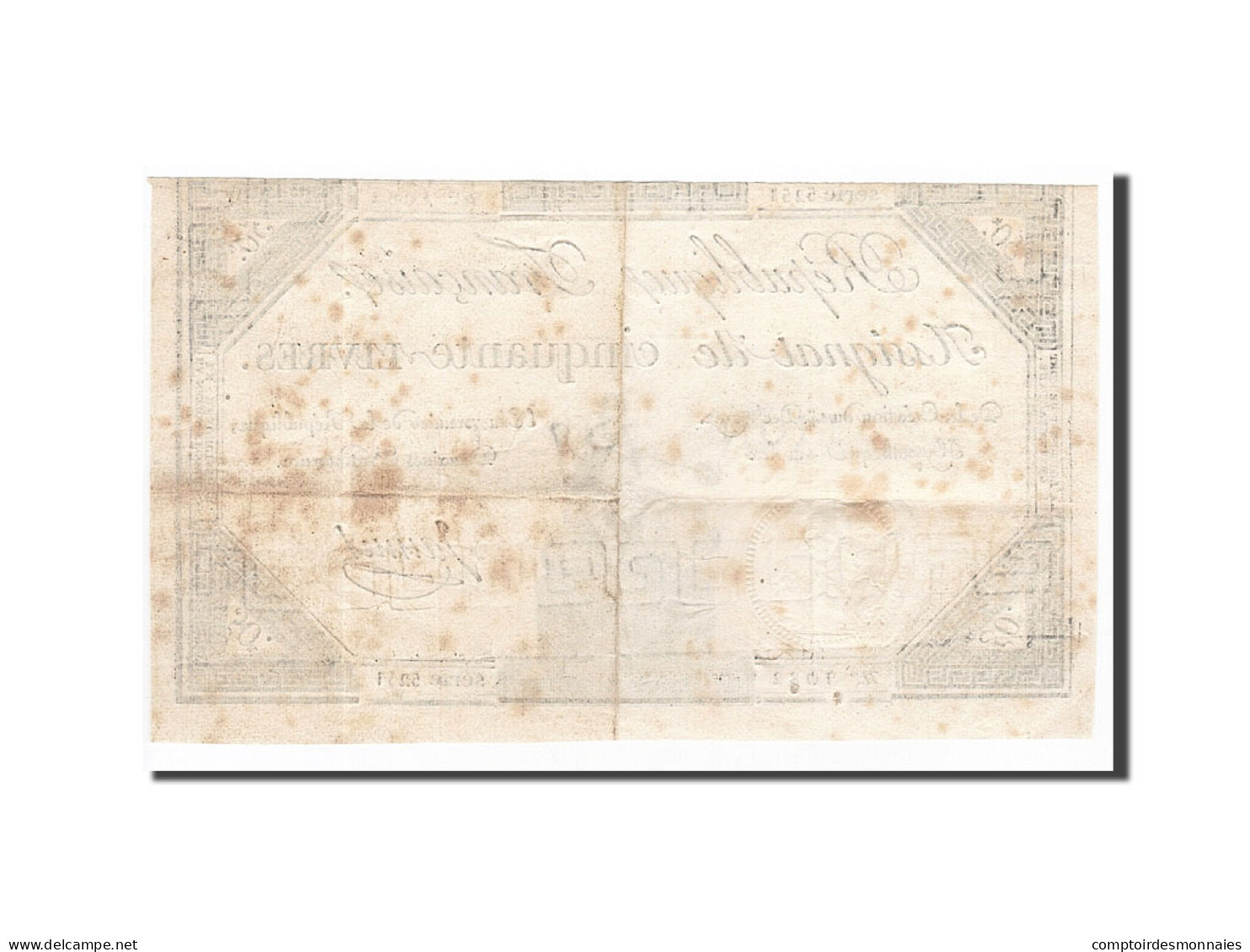 Billet, France, 50 Livres, 1792, 1792-12-14, Jannel, TB+, KM:A72, Lafaurie:164 - Assignats & Mandats Territoriaux