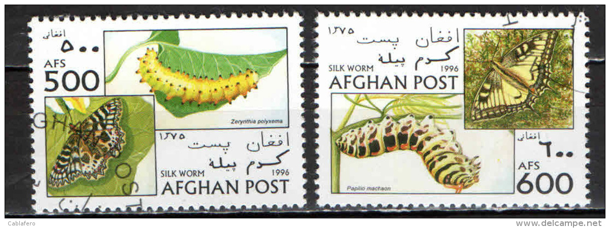 AFGHANISTAN - 1996 - BACHI DA SETA - SILK WORM - USATI - Afghanistan