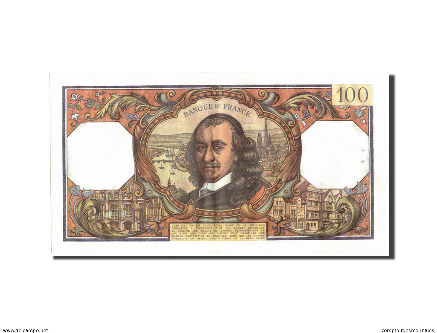 Billet, France, 100 Francs, 100 F 1964-1979 ''Corneille'', 1967, 1967-12-07 - 100 F 1964-1979 ''Corneille''