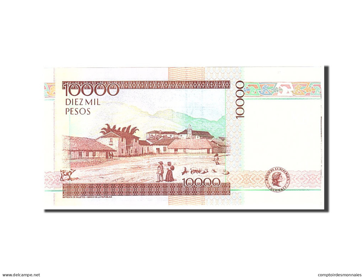 Billet, Colombie, 10,000 Pesos, 2012, 2012-08-21, KM:453n, NEUF - Colombie