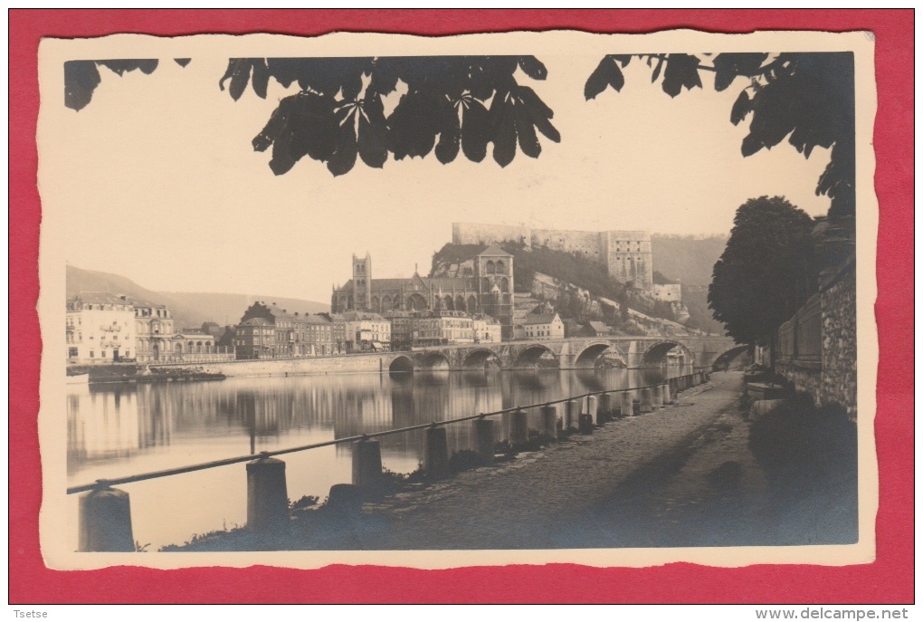 Huy - Jolie Vue De La Ville Par Le Photographe Hutois Puvrez - Carte Photo ( Voir Verso ) - Huy