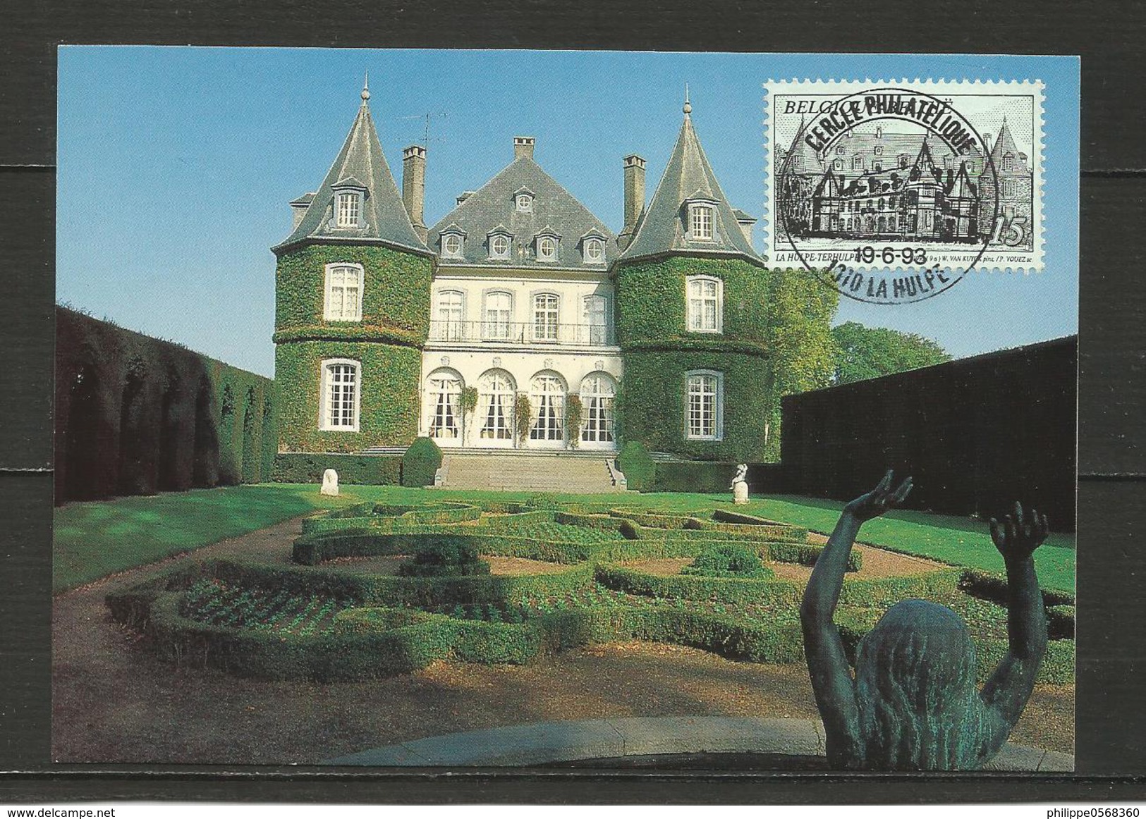 Carte Fdc Le Château De La Hulpe - 1991-2000