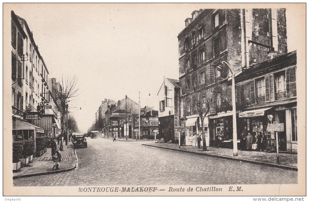 MONTROUGE - MALAKOFF - Route De Chatillon - Montrouge