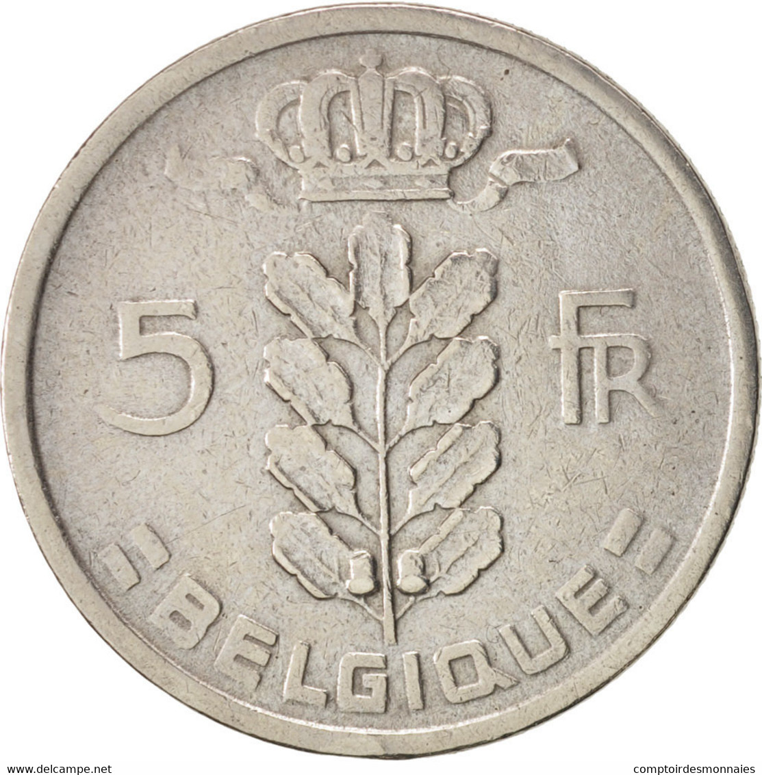Monnaie, Belgique, 5 Francs, 5 Frank, 1949, TTB+, Copper-nickel, KM:134.1 - 5 Francs