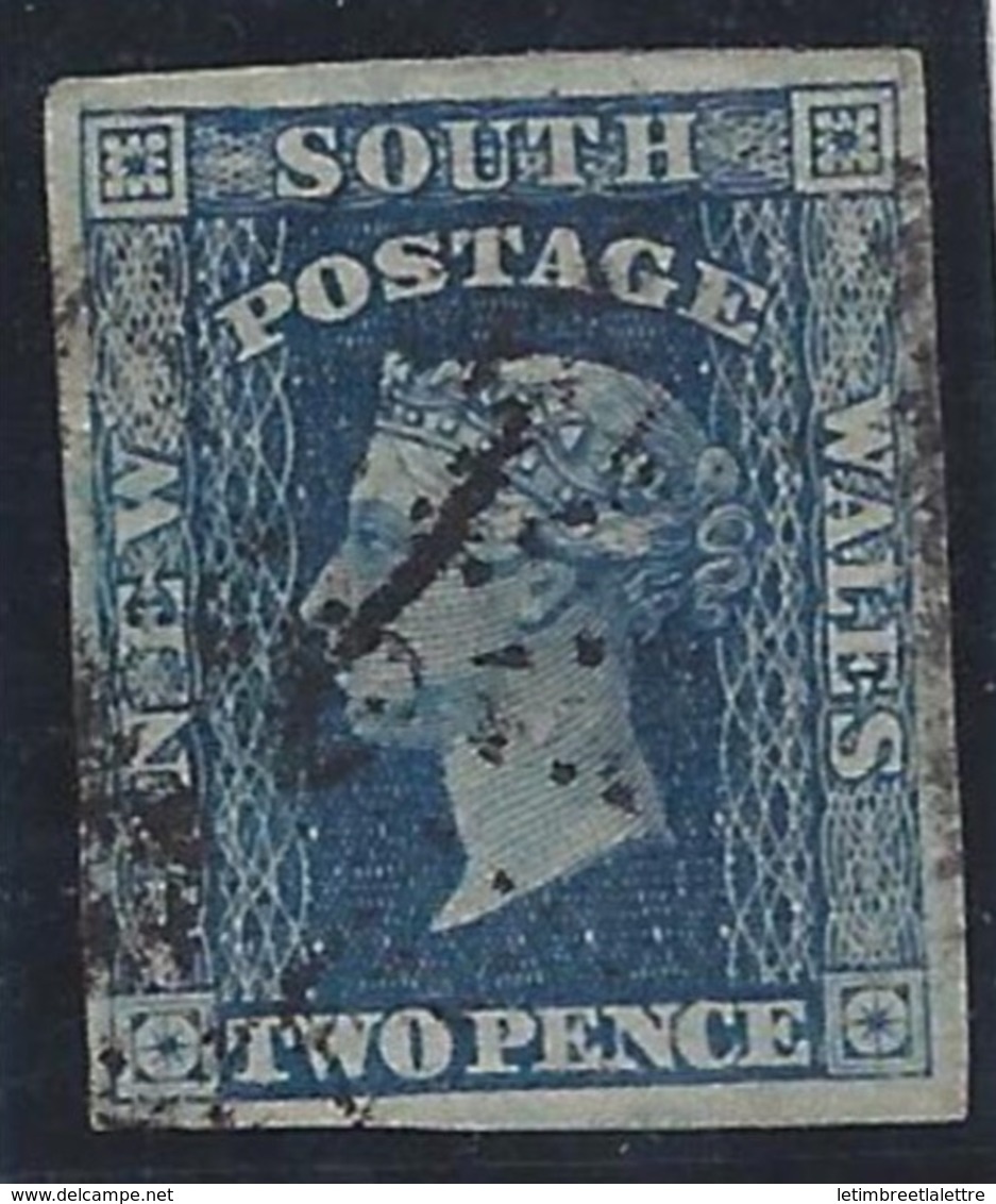 Nouvelle Galles Du Sud - N° 20b - Oblitéré - Erreur De Fil. 5 Au Lieu De 2 - Used Stamps