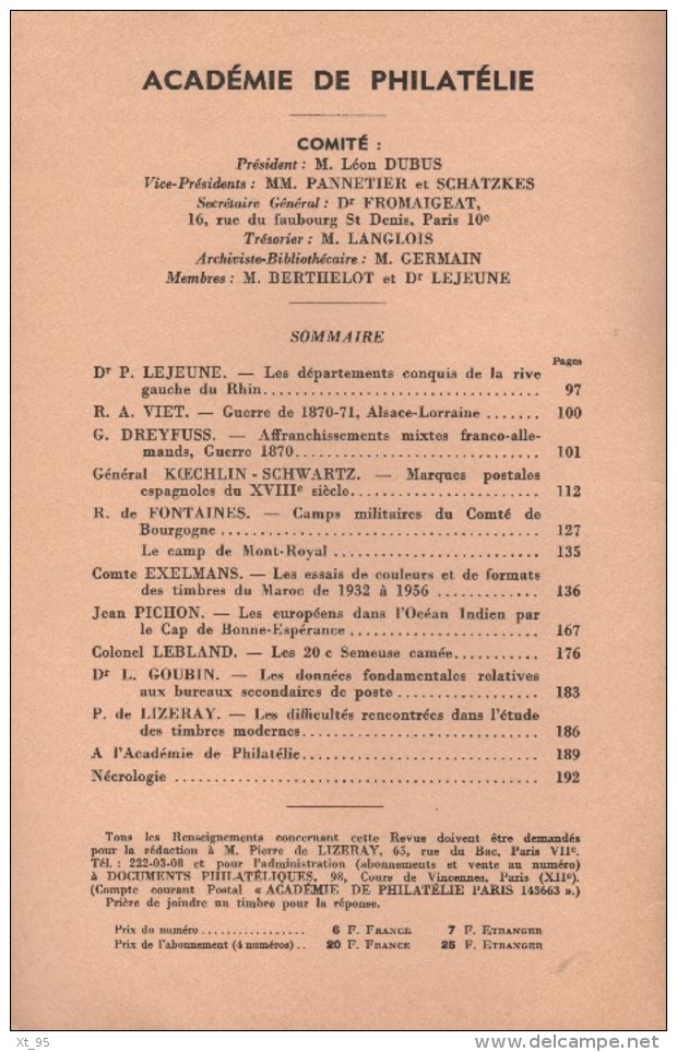 Documents Philateliques - Numero 23 Et 24 - Voir Sommaire - Autres & Non Classés