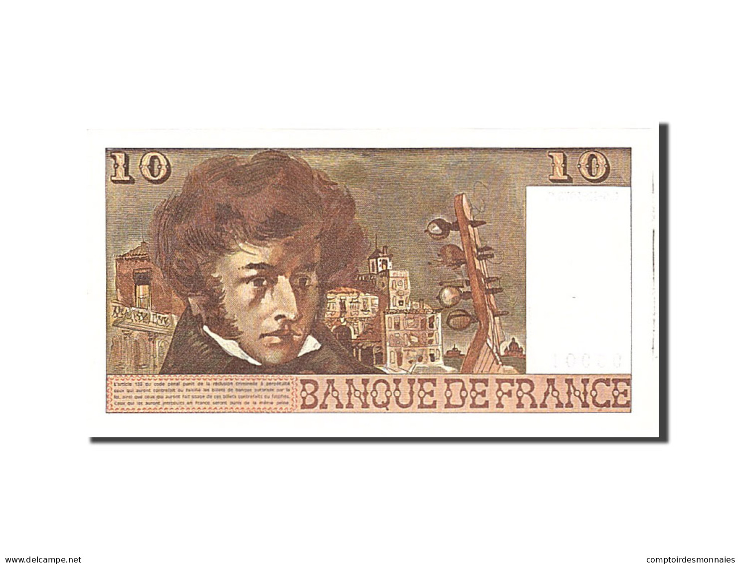 Billet, France, 10 Francs, 1973, 1973-12-06, SPL, Fayette:63.2, KM:150a - 10 F 1972-1978 ''Berlioz''