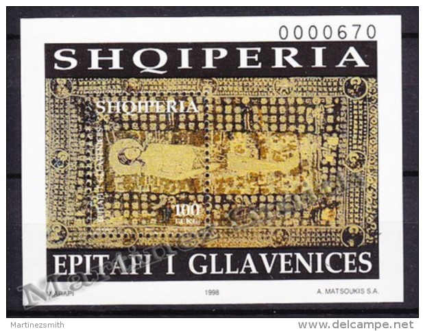 Albania - Albanie 1998 Yvert BF 90, Shroud Of Gallavenices - MNH - Albania