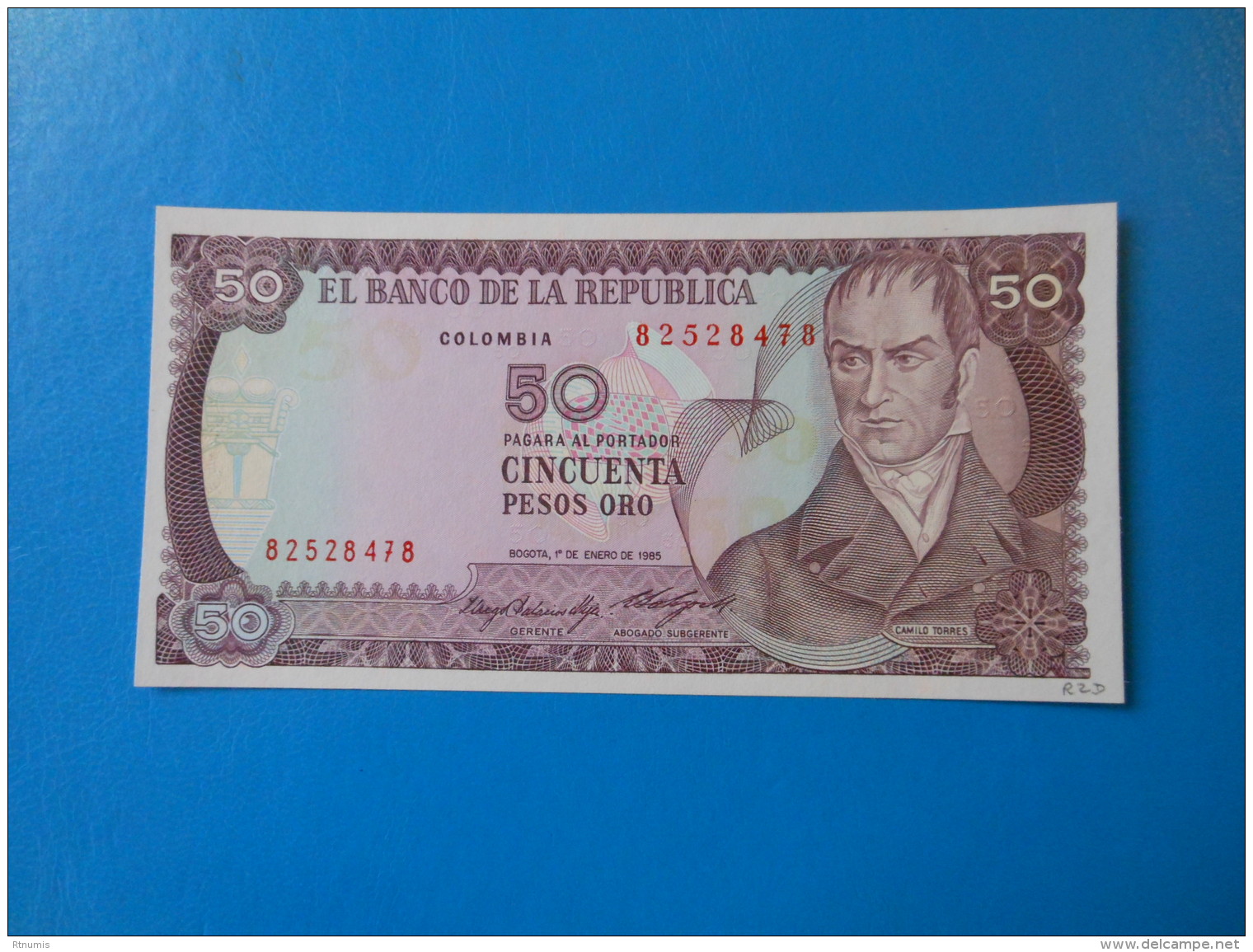 Colombie Colombia 50 Pesos Oro 1985 P425a UNC - Colombia