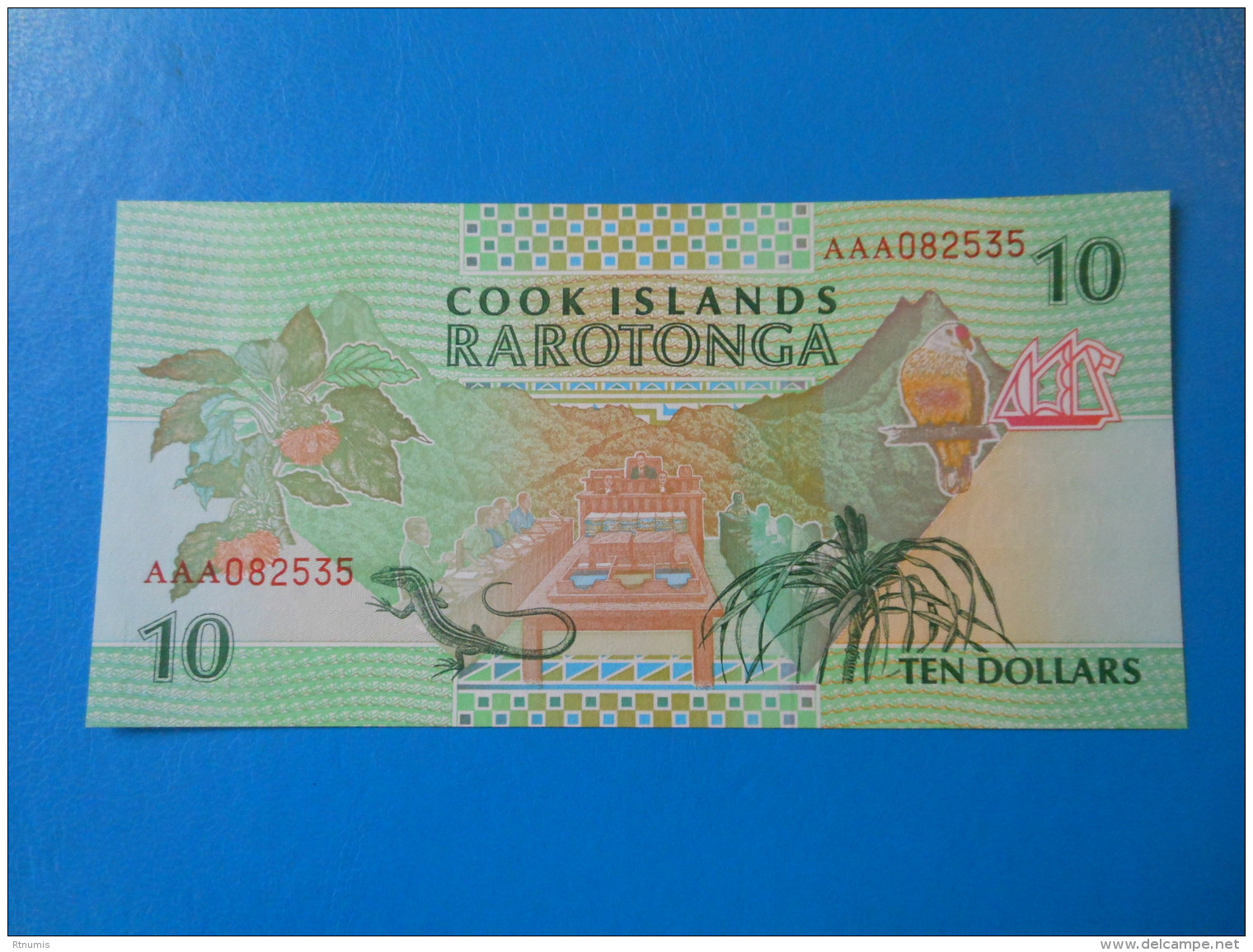 Cook Islands 10 Dollars 1992 P8a UNC - Cook Islands