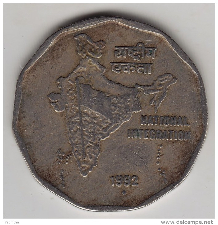 @Y@   India  2  Rupee   1992   KM 121.3      (3583) - India