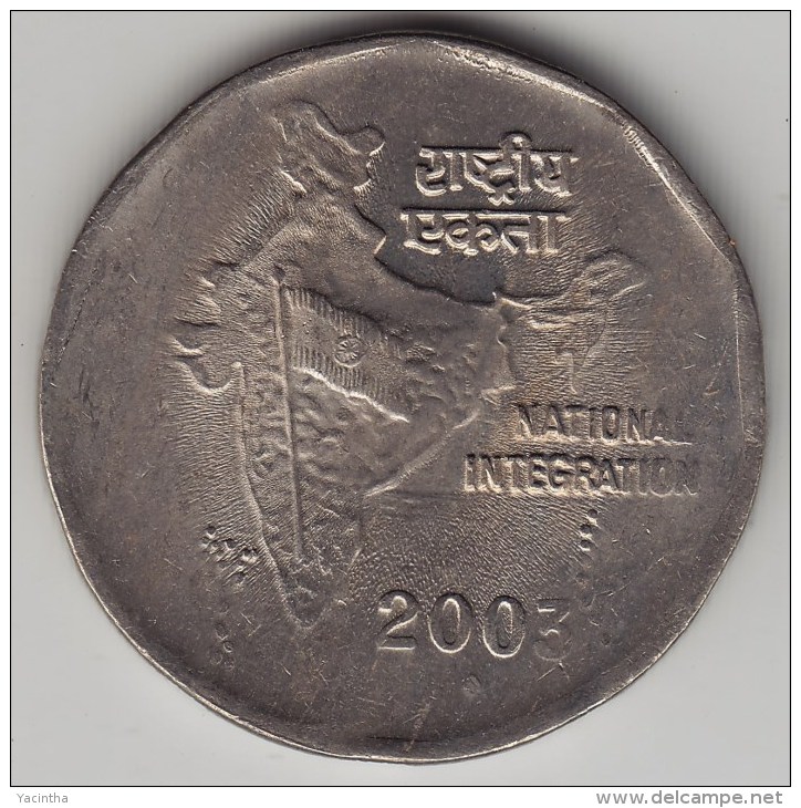 @Y@   India  2  Rupee   2003    KM 121.5      (3584) - India