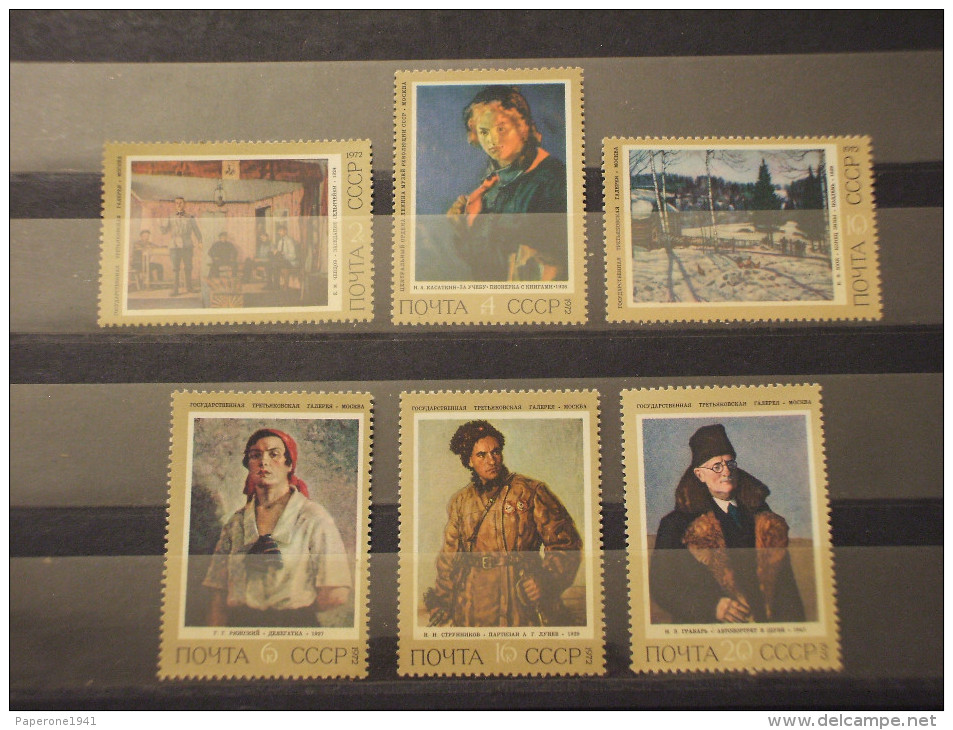 RUSSIA - 1972 QUADRI  6 VALORI, In Quartine(blocks Of Four) - NUOVI(++) - Unused Stamps